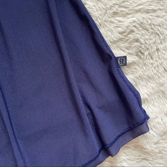 Lululemon fit physique hero blue tank top mesh back workout Athletic size 6 - Picture 5 of 13